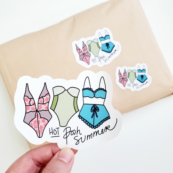 LB004 STICKERS Custom Poshmark Stickers HOT Posh Summer Shipping Supplies - Picture 7 of 8